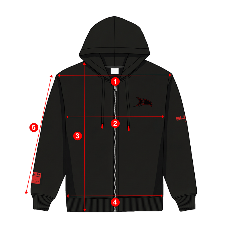 Hoodie zippé